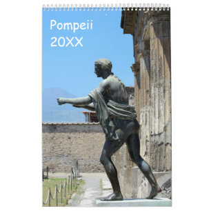 12 Monate Pompeii, Italien Kalender