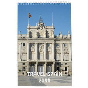 12 Monate Reise Spanien Kalender
