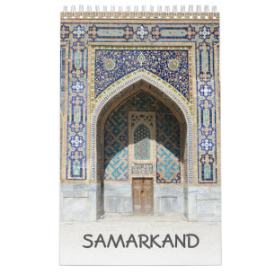 12 Monate Samarkand, Usbekistan Kalender