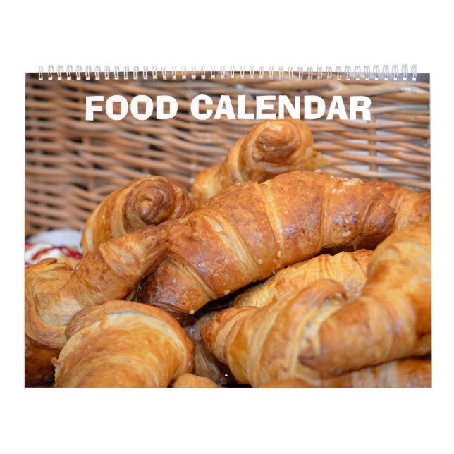 12 Monate Sammlung von Lebensmittelimages Kalender (Titelbild)