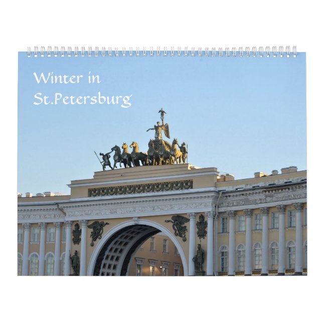 12 Monate Sankt Petersburg Kalender (Titelbild)