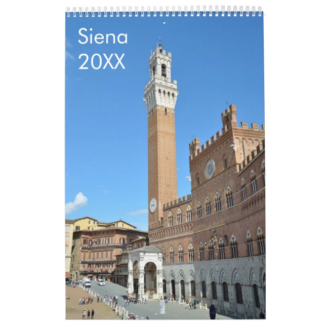 12 Monate Siena (Italien) Kalender (Titelbild)