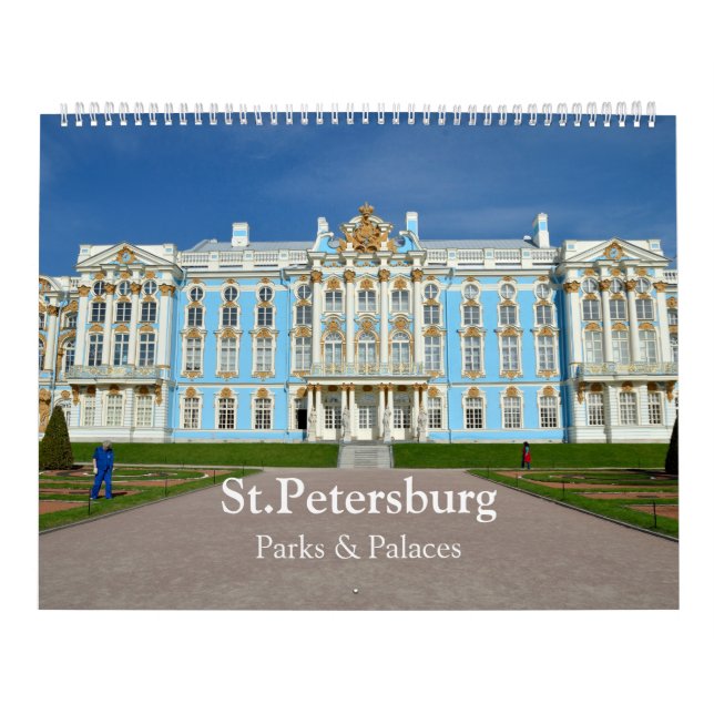 12 Monate Stadtviertel St. Petersburg Kalender (Titelbild)