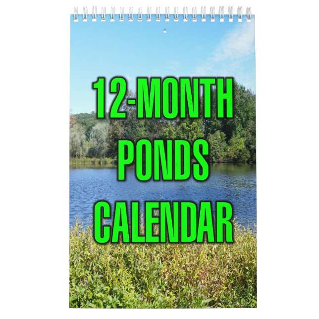 12-Monate-Teiche Kalender (Titelbild)