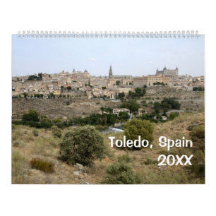 12 Monate Toledo, Spanien Mauerkalender Kalender