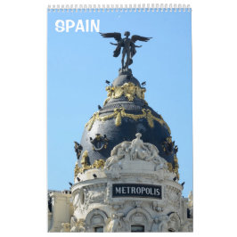12 Monate Umlaufzeit der Madrider Mauer Kalender