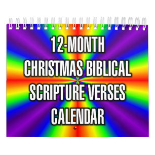 12-Monate Weihnachten Bibelverse Kalender