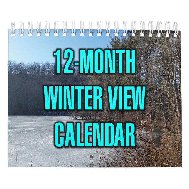 12-Monate Winteransicht Kalender (Titelbild)