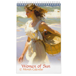 12-monatige Frauen von Sun (Single) Kalender