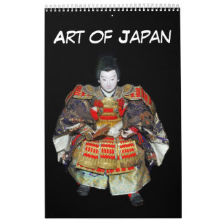 12-monatige Kunst von Japan Kalender