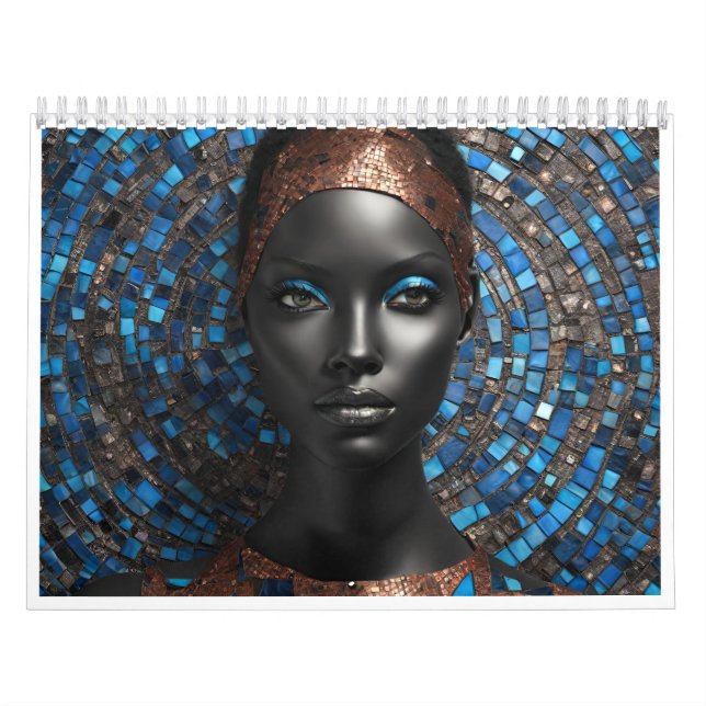 12-monatiger Kalender 2026 mit schwarzen Frauen (Titelbild)