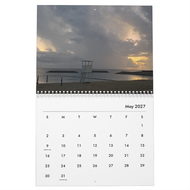 12-monatiger Kalender - Der Blick auf das Wasser (Mai 2027)