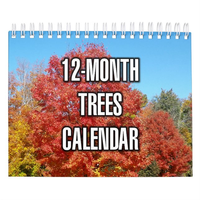 12-Monats-Bäume Kalender (Titelbild)