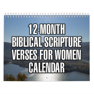 12-Monats-Bibel-Schriftverse für Frauen Kalender