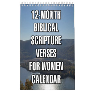 12-Monats-Bibel-Schriftverse für Frauen Kalender