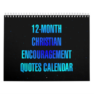 12-Monats-Christliche-Ermutigungszitate Kalender
