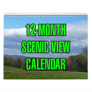 12-Monats-Panoramaansicht Kalender
