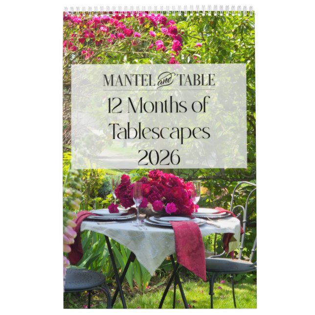 12 Months of Beautiful Tablescapes 2026 Kalender (Titelbild)
