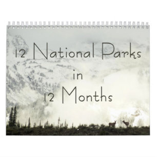 12 Nationalparks in 12 Monaten, 1. Ausgabe Kalender
