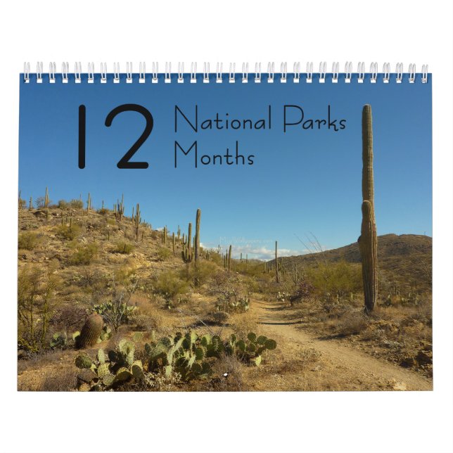 12 Nationalparks in 12 Monaten, 3. Kalender (Titelbild)