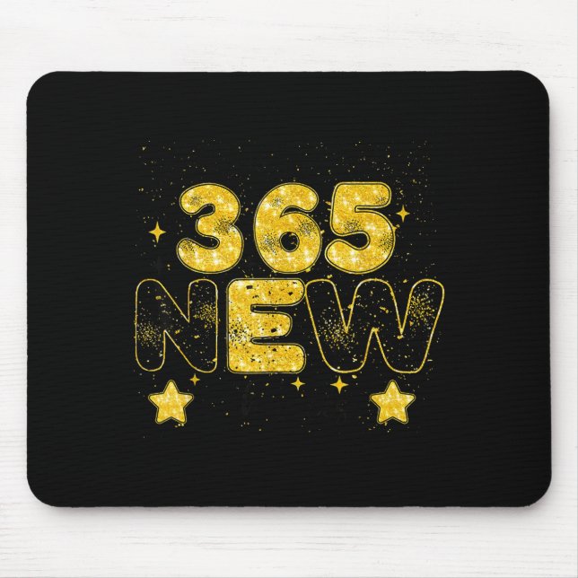 12 New Chapters 365 New Chances Happy New Year 202 Mousepad (Vorne)