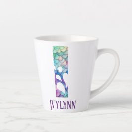 12 oz Mit Monogramm Meerjungfrau gestylt Milchtasse