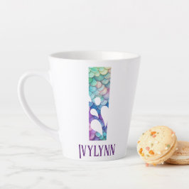 12 oz Mit Monogramm Meerjungfrau gestylt Milchtasse