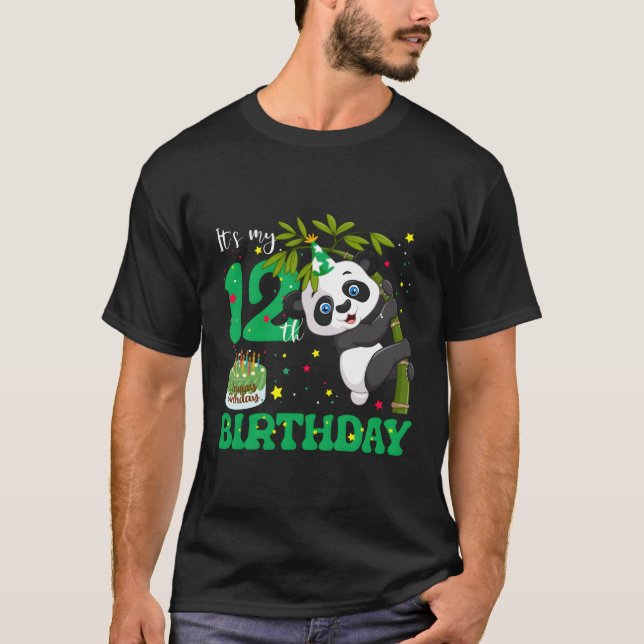 12 Panda Zookeeper T-Shirt (Vorderseite)