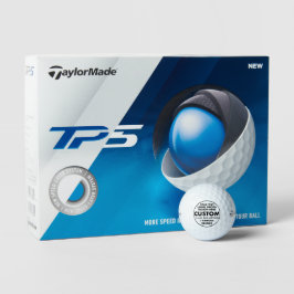 12 Personalisierter Taylor Made TP5 Golfbälle