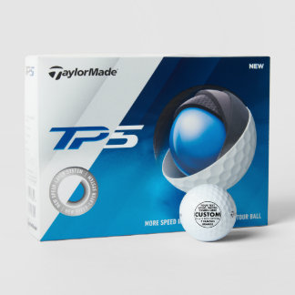 12 Personalisierter Taylor Made TP5 Golfbälle