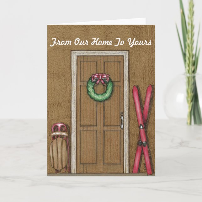 12 Portes de Noël, Porte n° 8 - Carte de Noël (Devant)