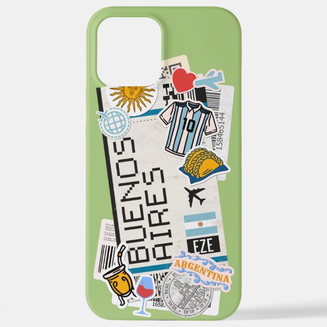 12 Pro Max PASS BUENO AIRES ARGENTINE coque iphone (Verso)