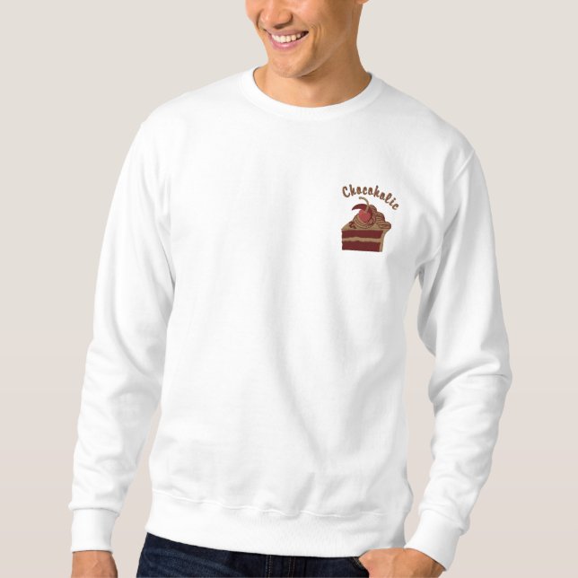 12 Schritte Besticktes Sweatshirt (Vorderseite)