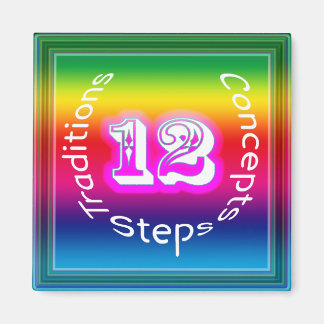 12 Schritte Magnet