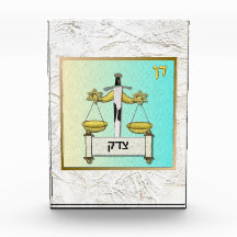 12 Stämme Israels Dan Art Acryl Block