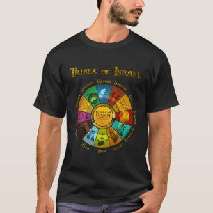 12 Stämme Israels Hebräischer jüdischer Israeliten T-Shirt