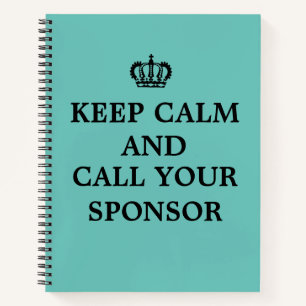 12 Step Erholung Sobriety OM NA Journal-Notebook Notizbuch