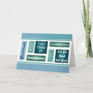 12-Step-Inspirationskarte Karte