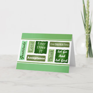 12-Step-Inspirationskarte Karte
