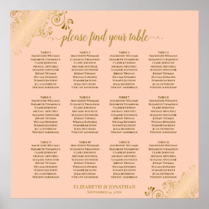 12 Tableau Poche de corail et Mariage d'or Tableau