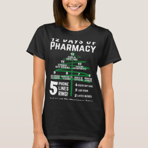 12 Tage Apotheke, Weihnachtsapotheke, Apotheke T-Shirt