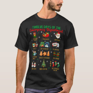 12 Tage eines Notfallstations-Pflegepersonals Weih T-Shirt