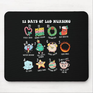 12 Tage Landd-Station Pflege Geburtshilfe und Entb Mousepad