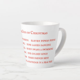 12 TAGE LYRICS Latte Tasse