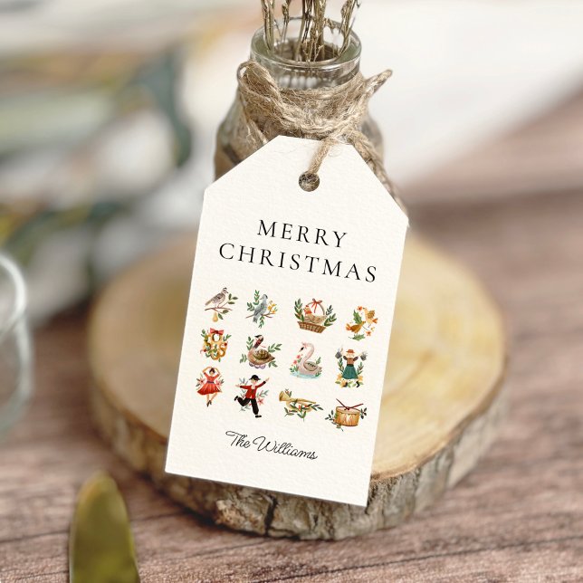 12 Tage Personalisierter Weihnachtsgeschenke Geschenkanhänger (Von Creator hochgeladen)