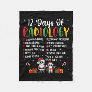 12 Tage Radiologie - Weihnachtsfunk der Krassen Te Fleecedecke