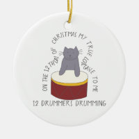 12 Tage von Catmas 12 Schlagzeuger, die