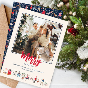 12 Tage Weihnachten ecru Foto