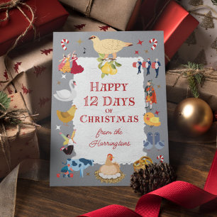 12 Tage Weihnachten Süße Traditionelle Verspätete