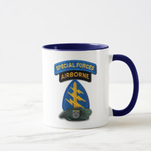 12. Tierarzt der Kraft-Gruppen-grünen Barett-SF Tasse